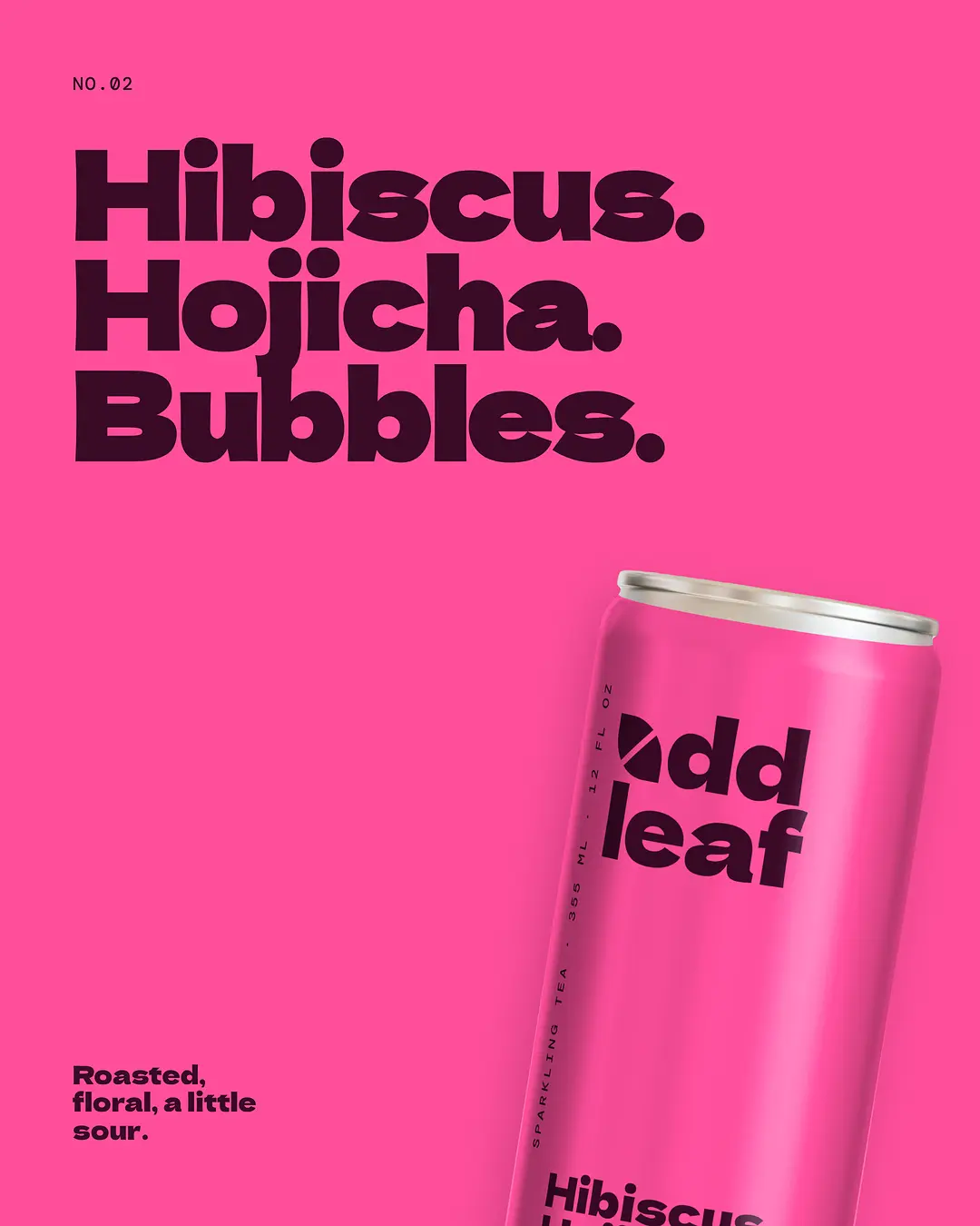 Post: Hibiscus. Hojicha. Bubbles.